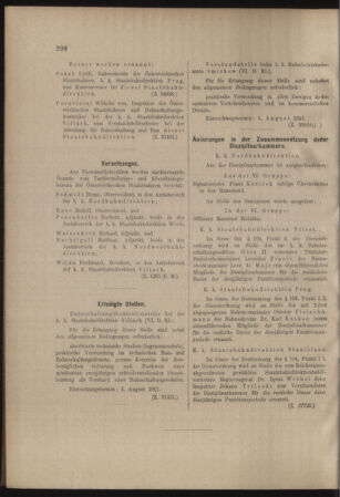 Verordnungs- und Anzeige-Blatt der k.k. General-Direction der österr. Staatsbahnen 19110729 Seite: 6