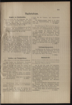 Verordnungs- und Anzeige-Blatt der k.k. General-Direction der österr. Staatsbahnen 19110729 Seite: 7