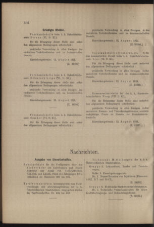 Verordnungs- und Anzeige-Blatt der k.k. General-Direction der österr. Staatsbahnen 19110805 Seite: 4