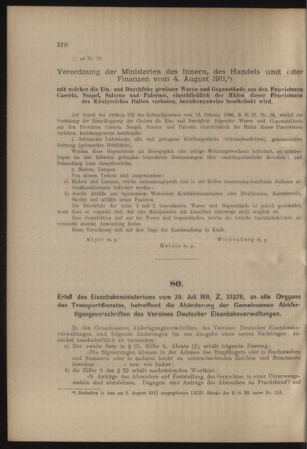 Verordnungs- und Anzeige-Blatt der k.k. General-Direction der österr. Staatsbahnen 19110812 Seite: 2