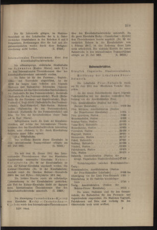 Verordnungs- und Anzeige-Blatt der k.k. General-Direction der österr. Staatsbahnen 19110819 Seite: 5