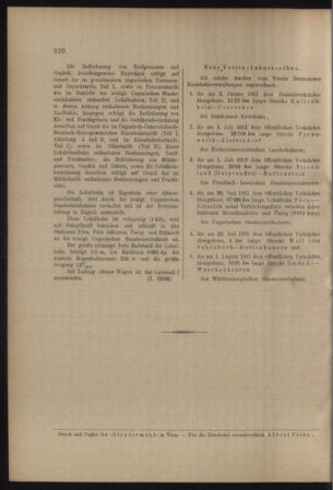 Verordnungs- und Anzeige-Blatt der k.k. General-Direction der österr. Staatsbahnen 19110819 Seite: 6