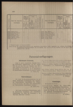 Verordnungs- und Anzeige-Blatt der k.k. General-Direction der österr. Staatsbahnen 19110826 Seite: 6