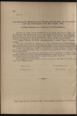 Verordnungs- und Anzeige-Blatt der k.k. General-Direction der österr. Staatsbahnen 19110828 Seite: 2