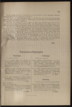 Verordnungs- und Anzeige-Blatt der k.k. General-Direction der österr. Staatsbahnen 19110902 Seite: 3