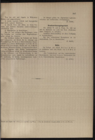 Verordnungs- und Anzeige-Blatt der k.k. General-Direction der österr. Staatsbahnen 19110916 Seite: 5