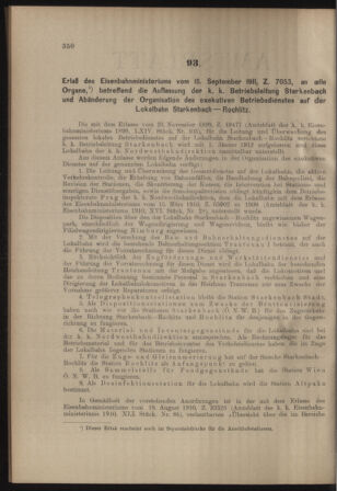 Verordnungs- und Anzeige-Blatt der k.k. General-Direction der österr. Staatsbahnen 19110923 Seite: 2