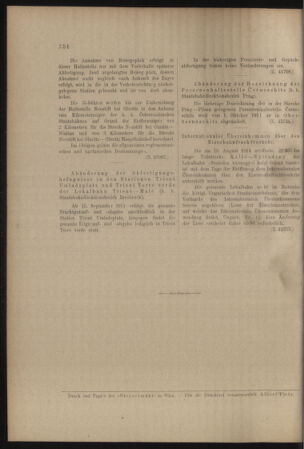 Verordnungs- und Anzeige-Blatt der k.k. General-Direction der österr. Staatsbahnen 19110923 Seite: 6