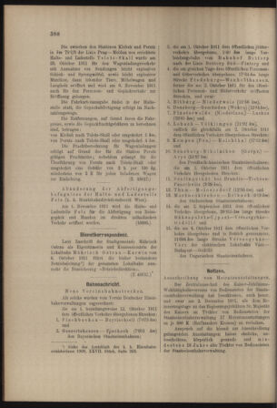 Verordnungs- und Anzeige-Blatt der k.k. General-Direction der österr. Staatsbahnen 19111028 Seite: 10