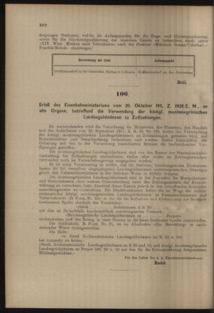 Verordnungs- und Anzeige-Blatt der k.k. General-Direction der österr. Staatsbahnen 19111028 Seite: 4