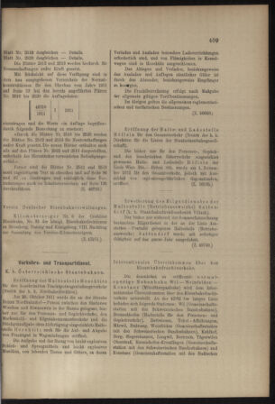 Verordnungs- und Anzeige-Blatt der k.k. General-Direction der österr. Staatsbahnen 19111111 Seite: 5