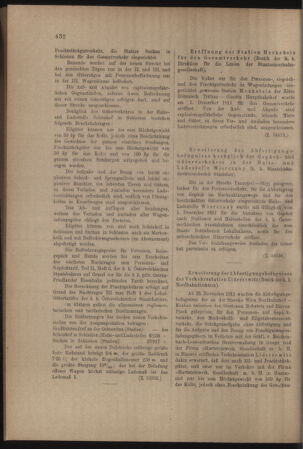 Verordnungs- und Anzeige-Blatt der k.k. General-Direction der österr. Staatsbahnen 19111202 Seite: 8