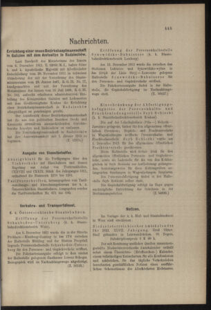 Verordnungs- und Anzeige-Blatt der k.k. General-Direction der österr. Staatsbahnen 19111216 Seite: 3