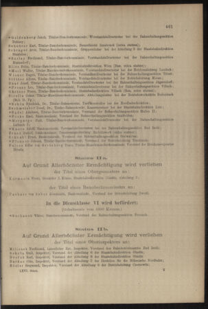 Verordnungs- und Anzeige-Blatt der k.k. General-Direction der österr. Staatsbahnen 19111223 Seite: 15