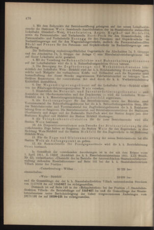 Verordnungs- und Anzeige-Blatt der k.k. General-Direction der österr. Staatsbahnen 19111223 Seite: 24