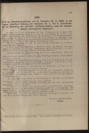 Verordnungs- und Anzeige-Blatt der k.k. General-Direction der österr. Staatsbahnen 19111230 Seite: 25