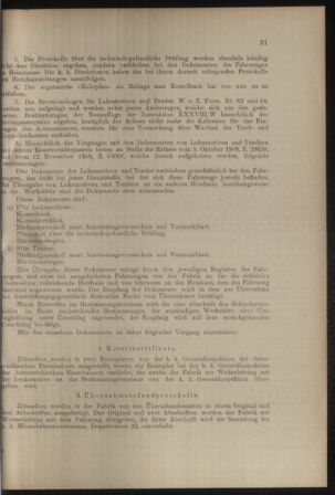 Verordnungs- und Anzeige-Blatt der k.k. General-Direction der österr. Staatsbahnen 19120106 Seite: 31