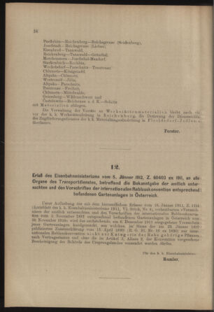 Verordnungs- und Anzeige-Blatt der k.k. General-Direction der österr. Staatsbahnen 19120113 Seite: 4