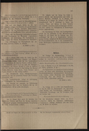 Verordnungs- und Anzeige-Blatt der k.k. General-Direction der österr. Staatsbahnen 19120120 Seite: 11