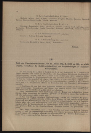 Verordnungs- und Anzeige-Blatt der k.k. General-Direction der österr. Staatsbahnen 19120120 Seite: 6