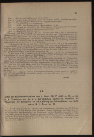 Verordnungs- und Anzeige-Blatt der k.k. General-Direction der österr. Staatsbahnen 19120120 Seite: 7