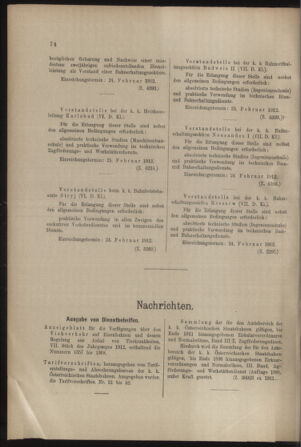 Verordnungs- und Anzeige-Blatt der k.k. General-Direction der österr. Staatsbahnen 19120210 Seite: 4