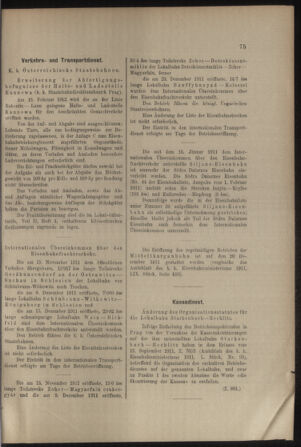 Verordnungs- und Anzeige-Blatt der k.k. General-Direction der österr. Staatsbahnen 19120210 Seite: 5