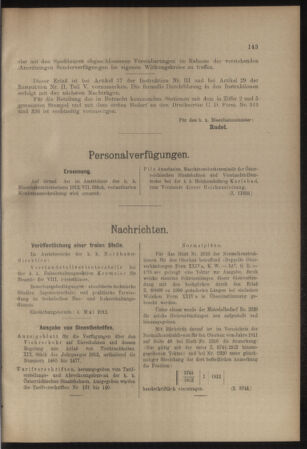 Verordnungs- und Anzeige-Blatt der k.k. General-Direction der österr. Staatsbahnen 19120420 Seite: 5