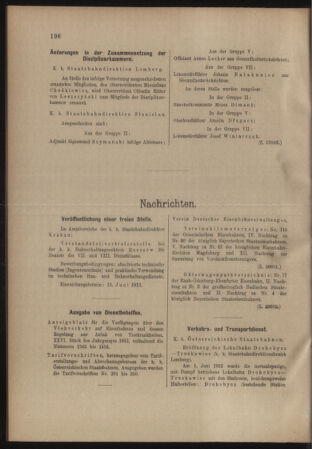 Verordnungs- und Anzeige-Blatt der k.k. General-Direction der österr. Staatsbahnen 19120608 Seite: 2