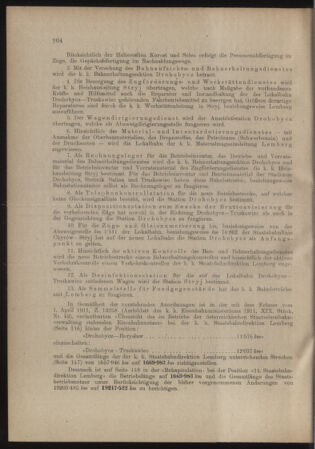 Verordnungs- und Anzeige-Blatt der k.k. General-Direction der österr. Staatsbahnen 19120622 Seite: 2