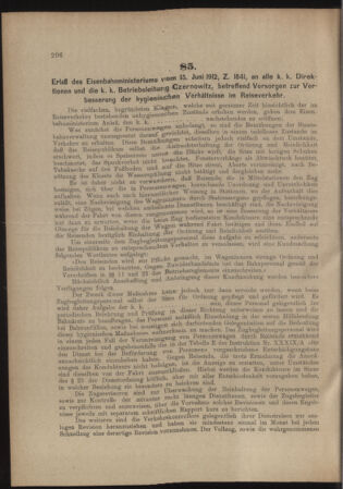 Verordnungs- und Anzeige-Blatt der k.k. General-Direction der österr. Staatsbahnen 19120622 Seite: 4