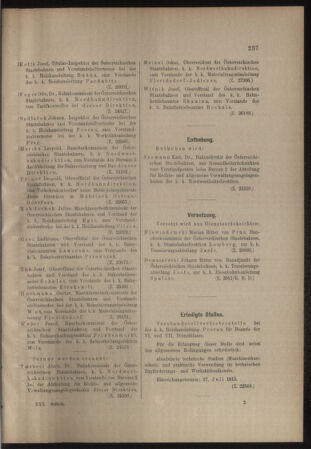 Verordnungs- und Anzeige-Blatt der k.k. General-Direction der österr. Staatsbahnen 19120713 Seite: 5