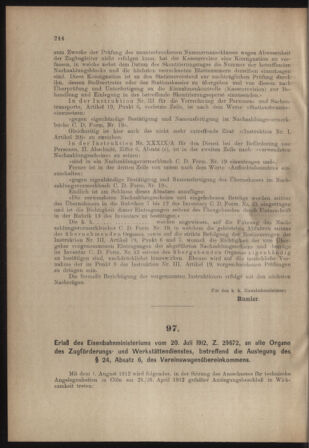 Verordnungs- und Anzeige-Blatt der k.k. General-Direction der österr. Staatsbahnen 19120727 Seite: 2