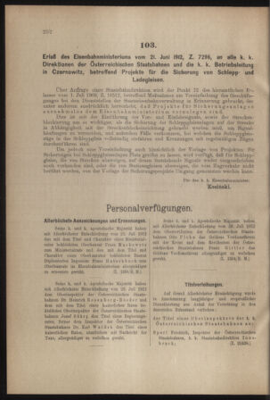 Verordnungs- und Anzeige-Blatt der k.k. General-Direction der österr. Staatsbahnen 19120803 Seite: 2