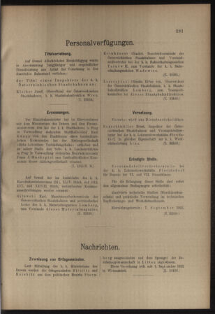 Verordnungs- und Anzeige-Blatt der k.k. General-Direction der österr. Staatsbahnen 19120824 Seite: 7