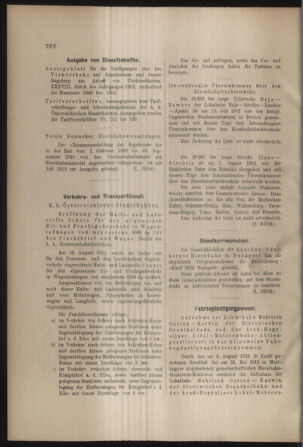 Verordnungs- und Anzeige-Blatt der k.k. General-Direction der österr. Staatsbahnen 19120824 Seite: 8