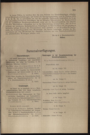 Verordnungs- und Anzeige-Blatt der k.k. General-Direction der österr. Staatsbahnen 19120831 Seite: 7