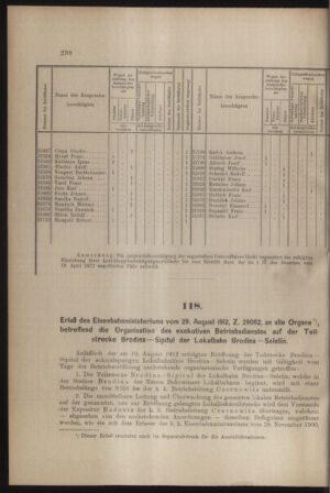 Verordnungs- und Anzeige-Blatt der k.k. General-Direction der österr. Staatsbahnen 19120907 Seite: 4