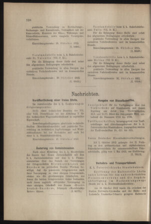 Verordnungs- und Anzeige-Blatt der k.k. General-Direction der österr. Staatsbahnen 19121012 Seite: 4