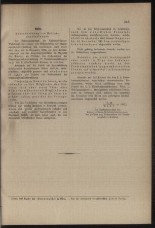 Verordnungs- und Anzeige-Blatt der k.k. General-Direction der österr. Staatsbahnen 19121019 Seite: 5