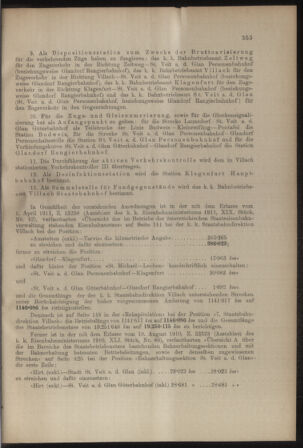 Verordnungs- und Anzeige-Blatt der k.k. General-Direction der österr. Staatsbahnen 19121102 Seite: 3