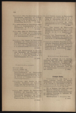 Verordnungs- und Anzeige-Blatt der k.k. General-Direction der österr. Staatsbahnen 19121123 Seite: 14