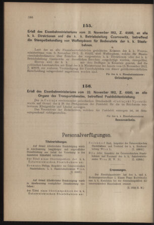 Verordnungs- und Anzeige-Blatt der k.k. General-Direction der österr. Staatsbahnen 19121130 Seite: 2