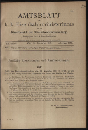 Verordnungs- und Anzeige-Blatt der k.k. General-Direction der österr. Staatsbahnen 19121130 Seite: 5