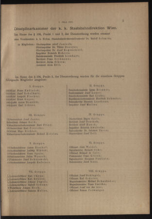 Verordnungs- und Anzeige-Blatt der k.k. General-Direction der österr. Staatsbahnen 19130104 Seite: 3