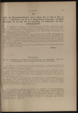 Verordnungs- und Anzeige-Blatt der k.k. General-Direction der österr. Staatsbahnen 19130118 Seite: 5