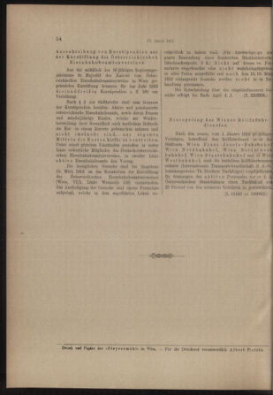 Verordnungs- und Anzeige-Blatt der k.k. General-Direction der österr. Staatsbahnen 19130201 Seite: 6