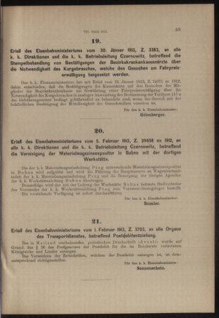 Verordnungs- und Anzeige-Blatt der k.k. General-Direction der österr. Staatsbahnen 19130208 Seite: 5