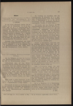 Verordnungs- und Anzeige-Blatt der k.k. General-Direction der österr. Staatsbahnen 19130222 Seite: 11