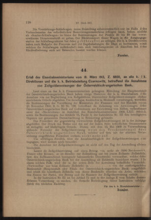 Verordnungs- und Anzeige-Blatt der k.k. General-Direction der österr. Staatsbahnen 19130322 Seite: 2